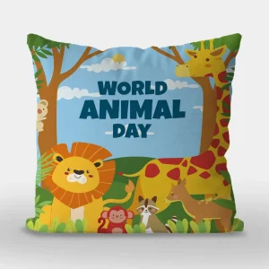 Cushion Cover Pillow Cases Cute Carton Designs Pattern Home Living Room Sofa Decorative Cushion Throw Pillow Cover Soft