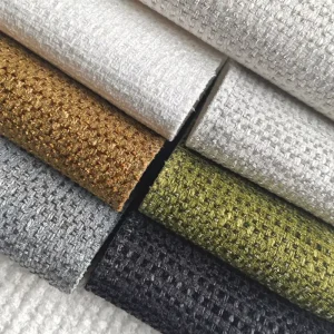 Cushion Fabric Sofa Fabric Wear Resistant Breathable Texture Waterproof Skin Friendly Upholstery Fabric for Custom Furniture