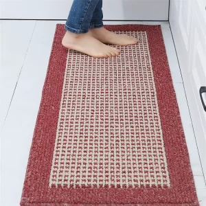 Cushy Kitchen Rug Stain Resistant Non Skid Kitchen Floor Mats Washable Kitchen Runner Rugs with Non Slip Backing