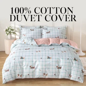 Custom 100% Cotton Colour Bed Sheet Duvet Cover Bedding Set King Size Queen Size Full Sheets Sets Super Soft Luxury