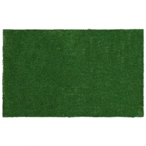 Custom 100% Nylon Printed Garden Collection Indoor Outdoor Solid Grass Green Doormat