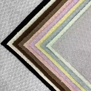 Custom 100% Polyester Jacquard Fabric 190gsm Knitted Anti-Pill Wrinkle Resistant Shrink-Resistant Girls Garment Lingerie