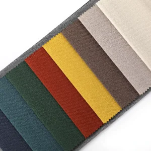 Custom 100% Polyester Luxury Woven Plain Yarn Dyed Pattern Tear Resistant Shrink Resistant Breathable Sofa Fabric 340gsm Medium