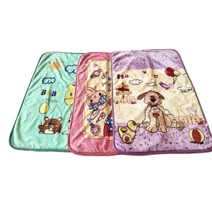 Custom 100% Polyester Modern Raschel Baby Blanket Solid Printed Mink Bed Throw Four Seasons Eco Friendly Portable