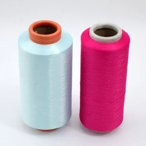 Custom 100% Polyester Yarn 108 D Grey Twisted DTY Eco Friendly Oeko Tex Certified Anti Bacteria Recyclable Sewing Material