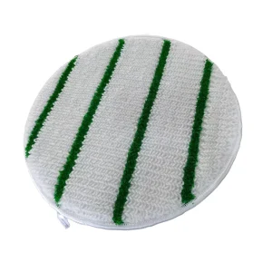 Custom 13”/17”/19”/21” Commercial Eco Friendly Microfiber Carpet Bonnets Cleaning Pads Green Scrubbing Floor