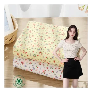 Custom 2*2 Rib Knit Fabric Bullet Waffle Textured 95% Polyester 5%Spandex For Girls And Boys Fashion Apparel Tops & Dresses
