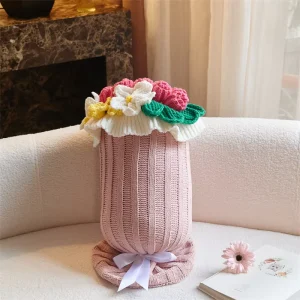 Custom 22x60cm Flower Style Polyester Fiber Soft Support Cute Shaped Bed Sofa Decorative Throw Body Pillow