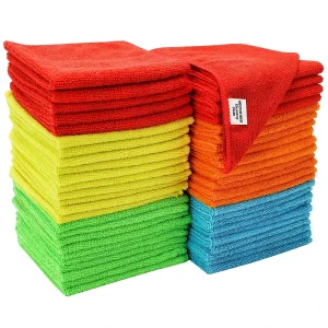 Custom 30x30cm Rag Absorbent Kitchen Dish Cloth Towel Car Microfiber Cleaning Cloth