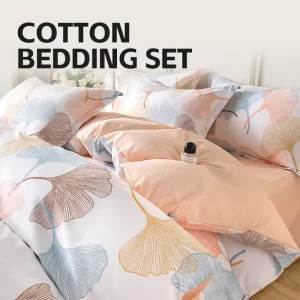 Custom 4 Pcs Bed Sheet Duvet Cover 100% Cotton Bedding Set King Size Queen Size Full Sheets Sets Super Soft Luxury
