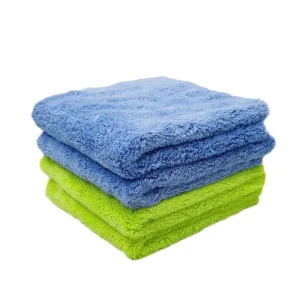Custom 40x40cm Edgeless 500-1000gsm Plush Super Soft Water Absorption Car Wash Towel