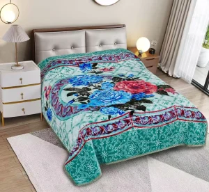 Custom 4PCS Two Layer Winter Blanket 2ply Raschel Throws Blankets Warm Bedding Sheet Set Bed Spread