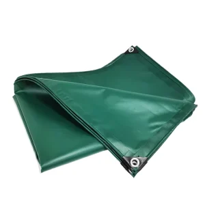 Custom 500gsm 12x12m Reinforced Edges PVC Tarpaulin Durable Car Shade Canvas Waterproof PVC Coated Polyester Tarps for Awning