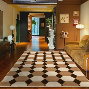 Custom 5×7 Waterproof Super Thin Soft Area Rugs Runner Non slip Office Livingroom Carpets for Sofa Room