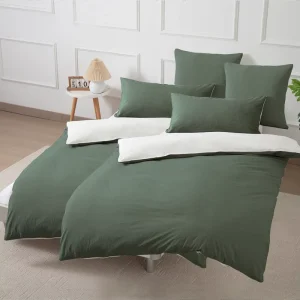 Custom 7 Piece 100% Washed Linen 300tc Comforter Set King & Queen Sizes