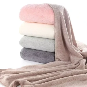 Custom 70 X 140 CM Soft Bath Towel Hotel Travel Disposable Bath Towels and Bath Sheets