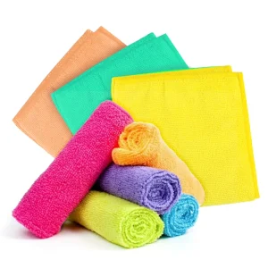 Custom Absorbent Microfiber Cloth Kitchen Towels Microfiber Towel Roll Towels With logo