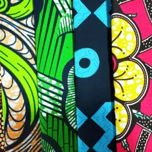 Custom African Wax Print Cotton Fabric Holland Loincloth Vibrant Patterns for Traditional Wear Custom Designs Use