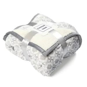 Custom Anti Static Foldable Mantas De Invierno Other Home Textile Printing Throws Flannel Blankets