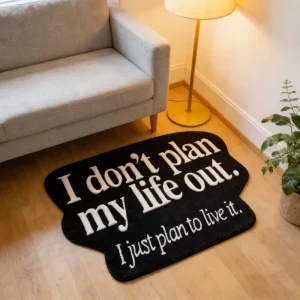 Custom Any Shape Die Cut Rug with Logo for Unique Home Office Floor Mat Customize Size Color Thick Soft Non Slip Durable Carpet