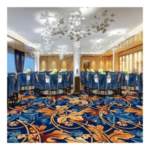 Custom Axminster Carpet with Modern Design Banquet Hall 5 Star Hotel Carpet Lobby Wall to Wall Hotel Room Carpet