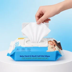 Custom Baby Wipes Alcohol Free Soft Hand Mouth Body Cleaning Wet Tissues Manufacturer