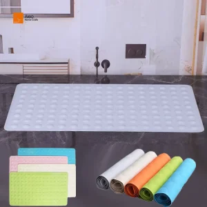 Custom Bathroom Natural 70x40cm Heavy Bubble Non Slip Bath Mat Eco friendly Anti Skid Rubber Suction Shower Mat Manufacture