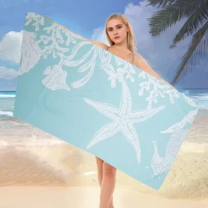 Custom Beach Towels Free Design Large Summer Microfiber Beach Towel Quick Dry