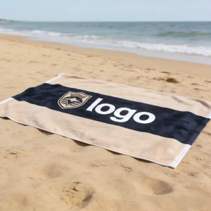 Custom Beach Towels with Logo Thick Beach Towels Cotton Terry Print 100% Cotton Quick Dry Soft Rectangle Printed Beach Towels