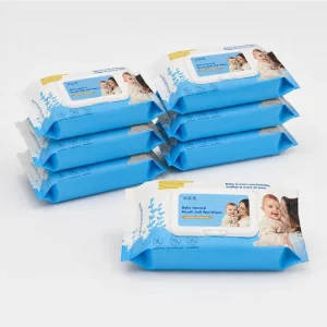 Custom Biodegradable Baby Wet Wipes Soft Hand Face Mouth Body Cleaning Wet Tissues Manufacturer