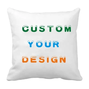 Custom Black White Print Euro Square Accent Pillow Design Throw Pillowcase for Hotel Use Cartoon Pattern
