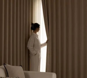 Custom Blackout Curtains 100% Light Blocking UV & Noise Reduction Polyester Drapes for Hotel Bedroom Bulk OEM