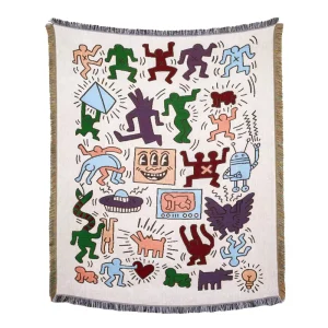 Custom Blanket High Quality Christmas Cartoon Character Customized Printed Flannel Throw Blankets