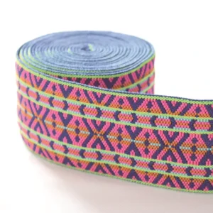 Custom Bohemia Pattern Polyester Webbing Strap Thermal Printing Ribbon For Bag Clothing Accessories