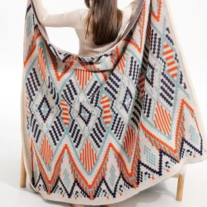 Custom Bohemian Blanket Throws Cobija Manufacturer Boho Other Knitted Woven Cozy Nordic Knit Throw Blanket