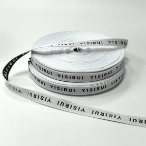 Custom Brand Polyester Jacquard Webbing Belt 13 Mm Twill Webbing Strap For Bag Towel Sofa Clothing Trim&Edge Binding