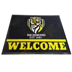 Custom Brand Printed Washable Logo Door Mat Large Outdoor Rubber Carpets
