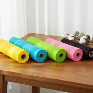 Custom Breathable Recycled Natural Colors PP Spunbond Nonwoven Fabric Roll for Nonwoven Bag