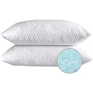 Custom Broken Sponge Pillow Neck Pillow Adjustable Cooling 200TC Polyester Washable Bed Pillow