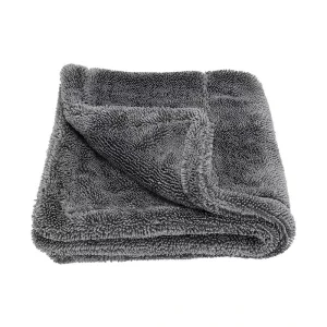 Custom Car Cleaning Microfiber Towel Large Sized Double Sided Thick Coral Fleece Washcloth 350g for Car Washing