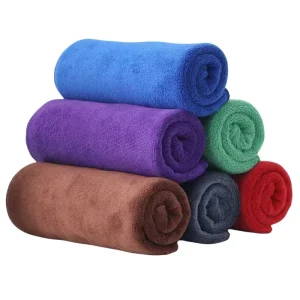 Custom Car Wash Towels Ultra Fine Fiber Quick Dry Antimicrobial Eco Friendly for Home Use Cleaning Beauty Hair Drying