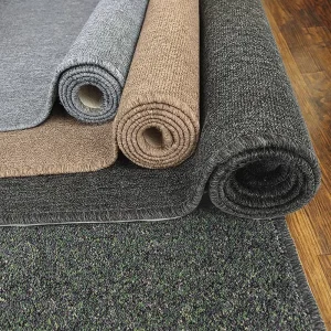 Custom Carpet Bedroom Hotel Living Room Non Slip Dry Clean Commercial Tufted Loop Pile Solid Color