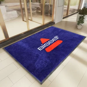 Custom Carpet with Logo Door Mat Personalized Logo Text Entrance Commercial Floor Mat with Non Slip Rubber Backing Indoor Mat