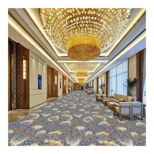 Custom Carpets 100% Nylon Print Hospitality Ballroom 5 Star Hotel Lobby Wall to Wall Carpet