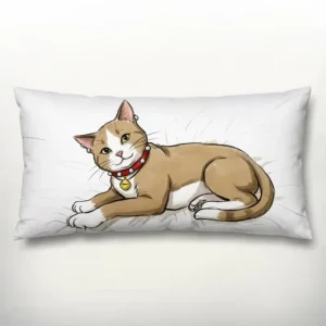 Custom Cartoon Animal Design Soft Plush Pillow Cover Personalized Corporate Logo Digital Print for Sofa Decoration Business