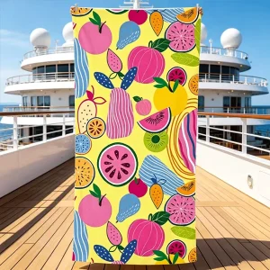 Custom Cartoon Creative Super Marioed Printed Microfiber Eco-Friendly Quick-Dry Beach Towel Cute Anime Towels