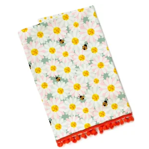 Custom Cartoon Pattern Eco-Friendly Tea Towel Printing Service Cotton Kitchen Towels for Retail Brands