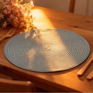 Custom Chinese Plastic Table Placemats Woven Rattans Placemats
