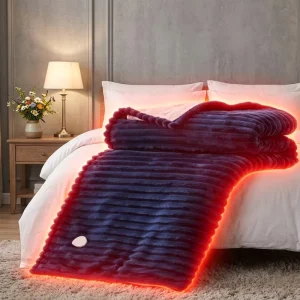 Custom Chinese Twin Queen king Manufacturer Usa Eu Japan Style Wearable Electric Heated Weighted Throw Blankets for Bed Winter