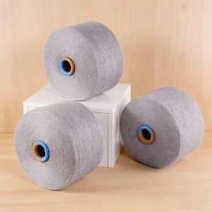 Custom Color Grey Yarn in Multiple Counts for Bulk Orders Textile Yarn for Apparel and Home Textile